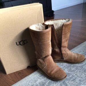 Ugg Suede Tall Waterproof Zip up Boot